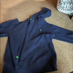 Polo long cropped hoodie